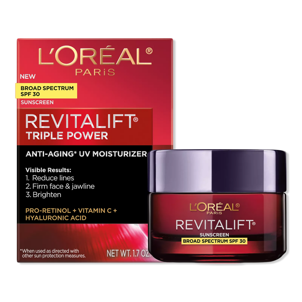 Loreal Revitalift Triple Power Anti-Aging Moisturizer SPF 30