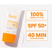 Cargar imagen en el visor de la galería, Avene Mineral Sunscreen Multi-Defense Fluid Tinted SPF 50+
