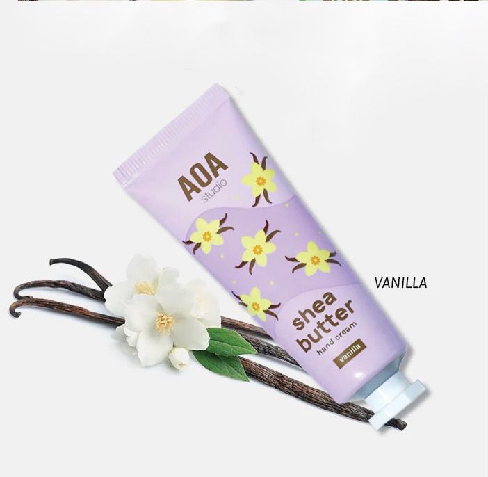 AOA Shea Butter Hand Cream Vanilla Crema para manos