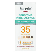 Cargar imagen en el visor de la galería, Eucerin Sensitive Mineral Face Protector Solar con Tinta Spf 35
