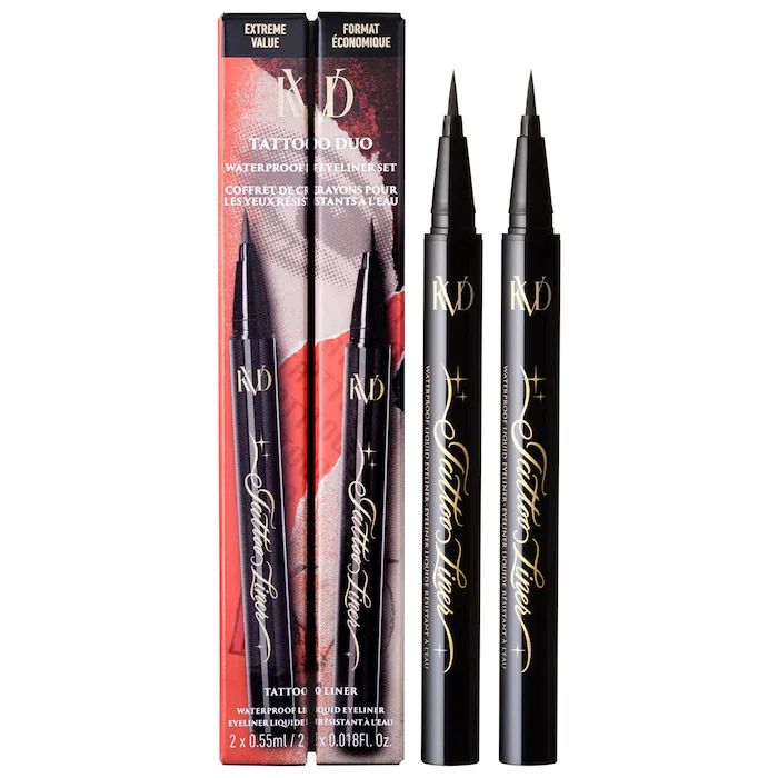 KVD Beauty Tattoo Liner Duo Waterproof Liquid Eyeliner Set