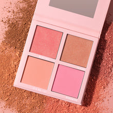 Cargar imagen en el visor de la galería, Be Bella Blushed Color Quad Paleta de Rubores

