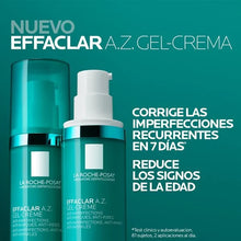 Cargar imagen en el visor de la galería, La Roche Posay Effaclar A.Z Gel Crema antimperfecciones y antiarrugas
