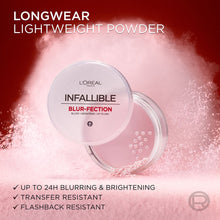 Cargar imagen en el visor de la galería, Loreal Infallible Blur-Efection Loose Setting Powder Polvos Sueltos
