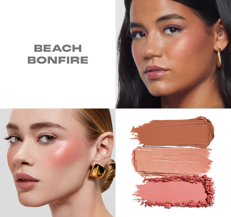 Morphe Cheek Thrills Multi-Finish Face Trio blush