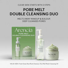 Cargar imagen en el visor de la galería, Arencia Pore Melt Non-Comedogenic Double Cleansing Duo Gift Set for Acne-Prone Skin
