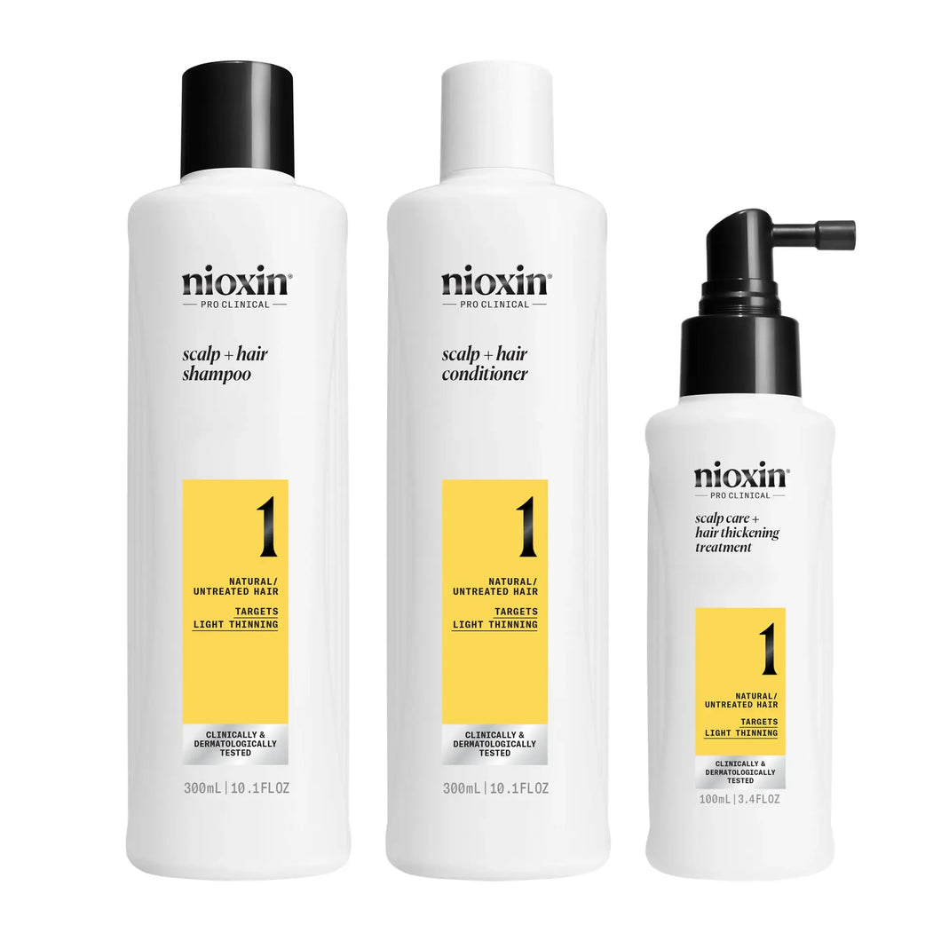 Nioxin System 1 FOR NATURAL HAIR WITH LIGHT THINNING