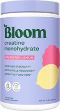 Cargar imagen en el visor de la galería, Bloom Nutrition Monohidrato de creatina frambuesa y limón
