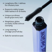 Cargar imagen en el visor de la galería, Kosas Soulgazer Lengthening Mascara + Lash Serum in 1 for Sensitive Eyes
