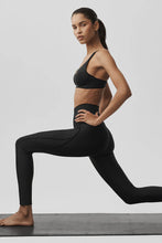 Cargar imagen en el visor de la galería, Alo yoga airlift high waist top notch leggings Black
