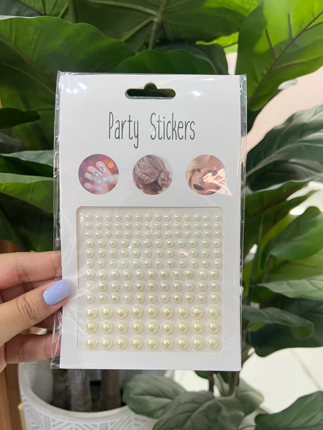 Piedritas para maquillaje y cabello Party Stickers