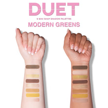 Cargar imagen en el visor de la galería, Beauty Creations Duet Modern Greens Paleta de sombras
