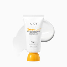 Cargar imagen en el visor de la galería, Anua Zero-Cast Moisturizing Finish Sunscreen Protector solar ligero SPF 50+
