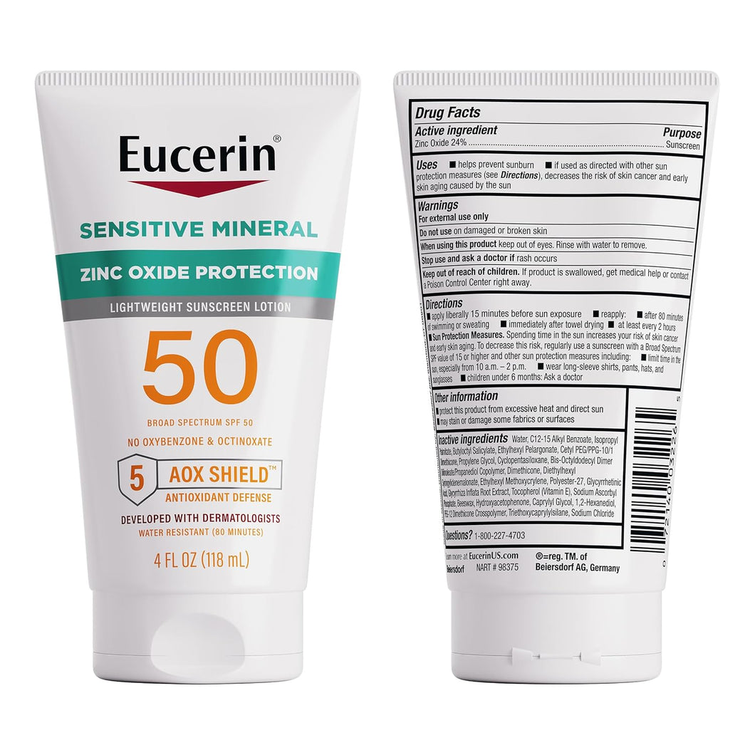 Eucerin Sensitive Mineral Zinc Oxide Protector Solar