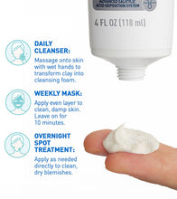 Cargar imagen en el visor de la galería, Cerave Acne Clay To Foam Cleanser Limpiador Facial
