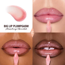 Cargar imagen en el visor de la galería, Charlotte Tilbury Big Lip Plumpgasm Plumping Lip Gloss “Strawberry Chocolate”
