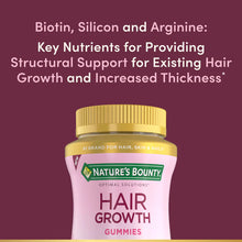 Cargar imagen en el visor de la galería, Nature’s Bounty Hair Growth Gummies

