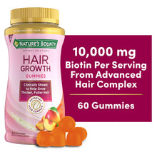 Cargar imagen en el visor de la galería, Nature’s Bounty Hair Growth Gummies
