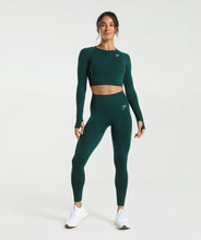 Cargar imagen en el visor de la galería, Gymshark Vital Seamless 2.0 Leggings Deep Teal Marl
