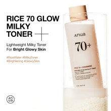 Cargar imagen en el visor de la galería, Anua 70+ Rice 70 + Ceramide Glow Milky Toner
