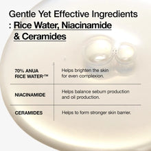 Cargar imagen en el visor de la galería, Anua 70+ Rice 70 + Ceramide Glow Milky Toner
