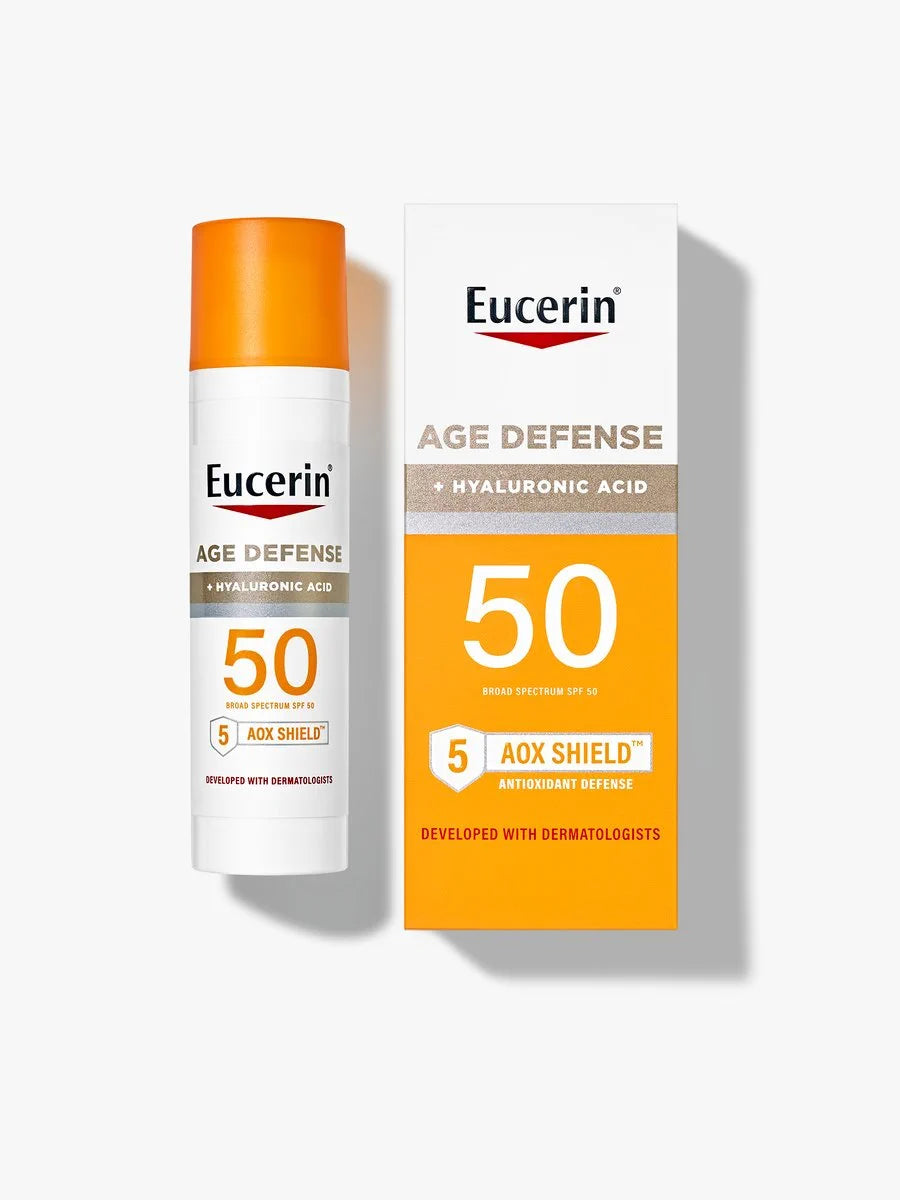 Protector solar Lotion Eucerin SPF 50, Age Defense