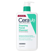 Cargar imagen en el visor de la galería, Cerave Foaming Facial Cleanser Limpiador (562ml 19 oz)
