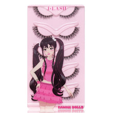 Cargar imagen en el visor de la galería, JLash Kawaii Dollz Paquete 5 Pares de pestañas
