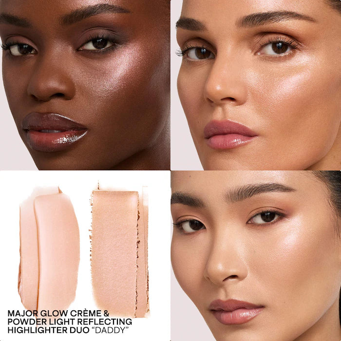 PATRICK TA Major Glow Creme & Powder Light Reflecting Translucent Highlighter Duo