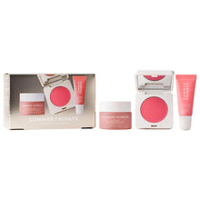 Cargar imagen en el visor de la galería, Summer Fridays The Dewy Pink Set with mini Lip Butter Balm in Pink Sugar
