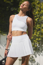 Cargar imagen en el visor de la galería, Alo yoga grand slam tennis skirt white
