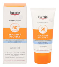 Cargar imagen en el visor de la galería, Eucerin Sensitive Protect Spf 50+ Protector Solar piel sensible
