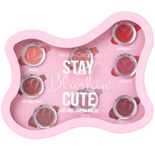 Cargar imagen en el visor de la galería, Beauty Creations Stay Blushin Cute Lip and Cheek Balm Rubor en crema
