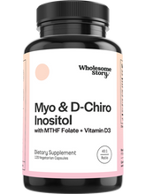 Cargar imagen en el visor de la galería, Myo &amp; D-Chiro Inositol With MTHF Folate + Vitamin D3
