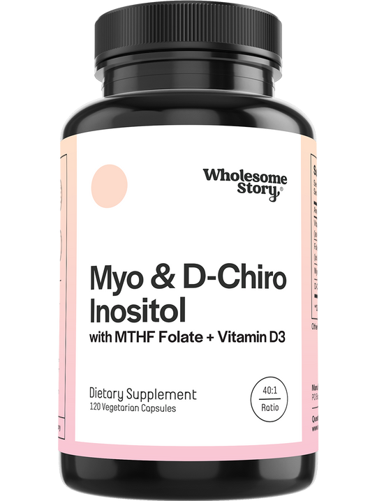 Myo & D-Chiro Inositol With MTHF Folate + Vitamin D3