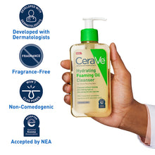 Cargar imagen en el visor de la galería, Cerave Hydrating Foaming Oil Cleanser Limpiador
