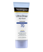 Cargar imagen en el visor de la galería, Neutrogena Protector Solar Ultra Sheer Dry Touch spf 70
