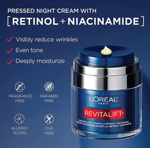 Cargar imagen en el visor de la galería, Revitalift Retinol Niacinamida Loreal hidratante de noche
