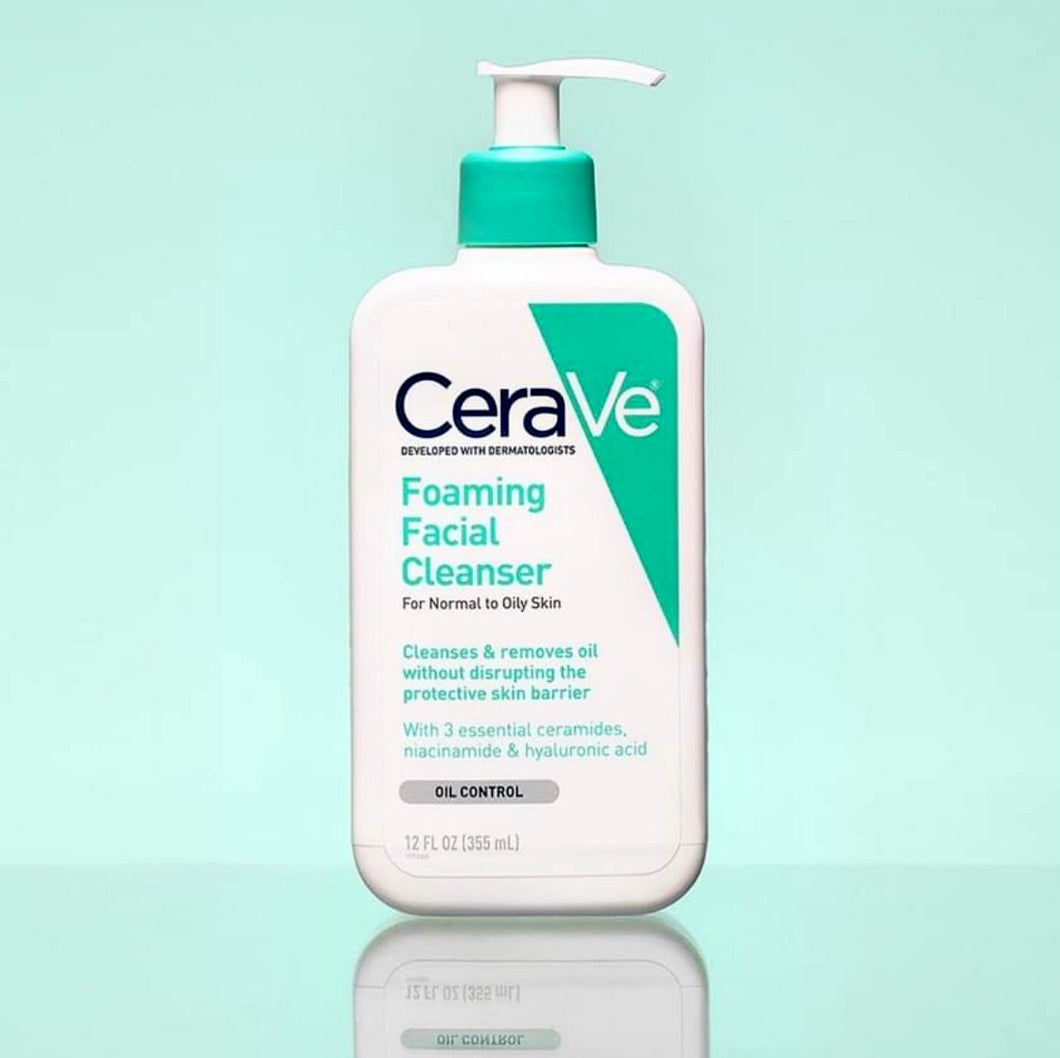 Cerave Foaming Cleanser limpiador piel grasa 12 onzas 355ML – Nancy Jarufe  Studio