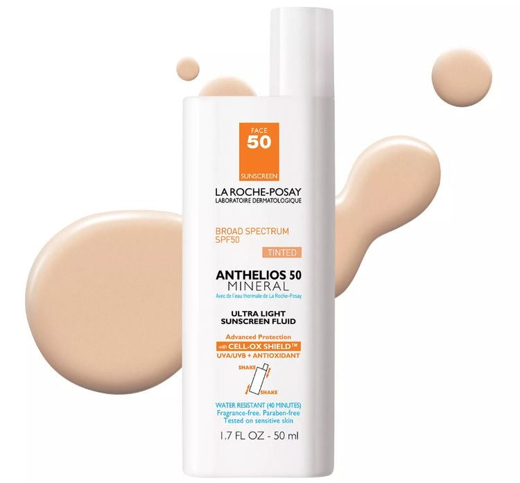 La Roche Posay protector solar anthelios sunscreen spf50 con tinta