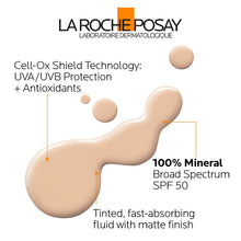 Cargar imagen en el visor de la galería, La Roche Posay protector solar anthelios sunscreen spf50 con tinta
