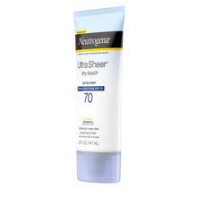 Cargar imagen en el visor de la galería, Neutrogena Protector Solar Ultra Sheer Dry Touch spf 70
