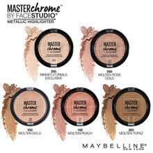 Cargar imagen en el visor de la galería, Maybelline Chrome Metallic Highter
